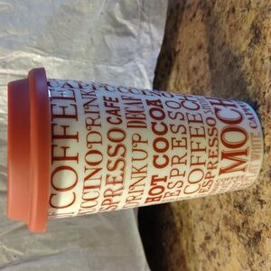 NEW  TRAVEL ON THE GO MUG TUMBLER CUP